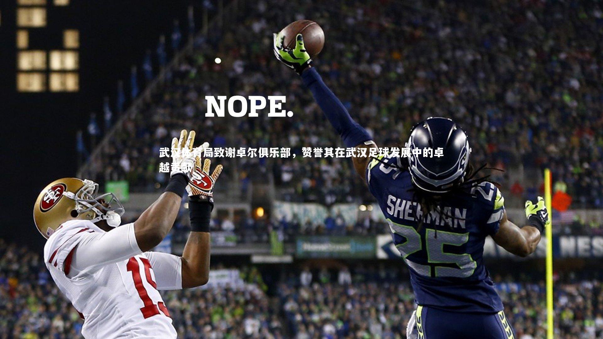 武汉体育局致谢卓尔俱乐部，赞誉其在武汉足球发展中的卓越贡献